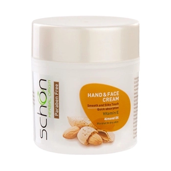 کرم دست و صورت کاسه ای گیاهی با عصاره بادام 150ML شون
