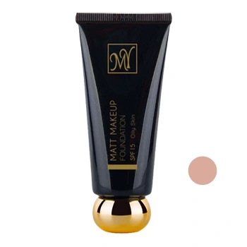 کرم پودر مات میکاپ فاندیشن تیوبی MF بلک دایموند مای