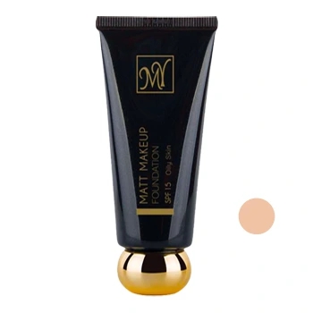 کرم پودر مات میکاپ فاندیشن تیوبی MF بلک دایموند مای