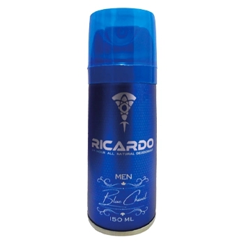 اسپری خوشبو کننده مردانه با رایحه بلو شنل 150ML ریکاردو