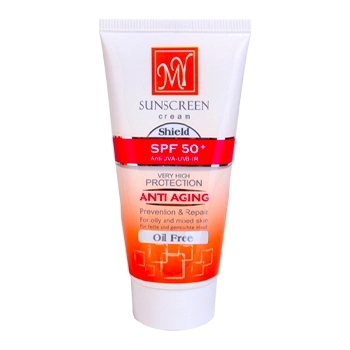 ضد آفتاب SPF50+ فاقد چربی بی رنگ 50ML مای