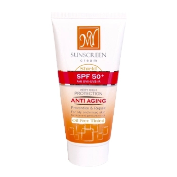 ضد آفتاب SPF50+ فاقد چربی رنگی 50ML مای