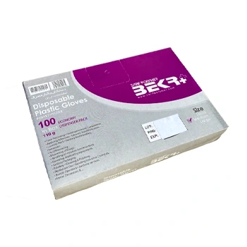 دستکش یکبار مصرف بکر
