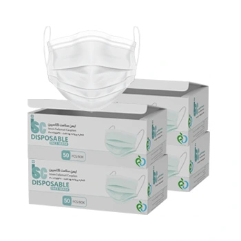 ماسک سه لایه بسته ۴ تایی