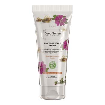 لوسیون نرم کننده موهای خشک و آسیب دیده دیپ سنس