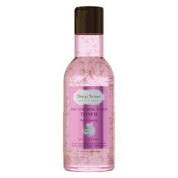 تونر پاک کننده و مرطوب کننده گلاب دیپ سنس