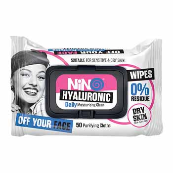 دستمال مرطوب مدل HYALURONIC بسته 50 عددی نینو