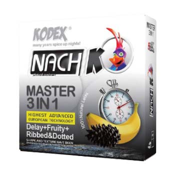 کاندوم 3 عددی 3 در 1 مستر کدکس