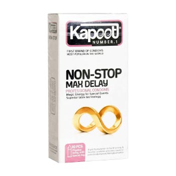 کاندوم 10 عددی فویل مربع نان استاپ کاپوت
