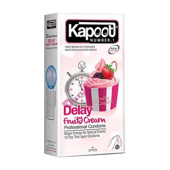 کاندوم 12 عددی فروتی تاخیری کاپوت