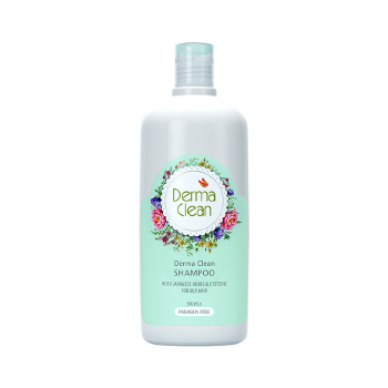 شامپو مخصوص موهای چرب حاوی عصاره گیاهان ژاپنی و سیستئین 500 میلی لیتر درماکلین