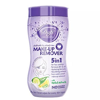 دستمال مرطوب آرایش کمر باریک 48 عددی دافی