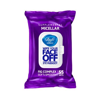 دستمال مرطوب پاک کننده آرایش میسلار درب دار دافی