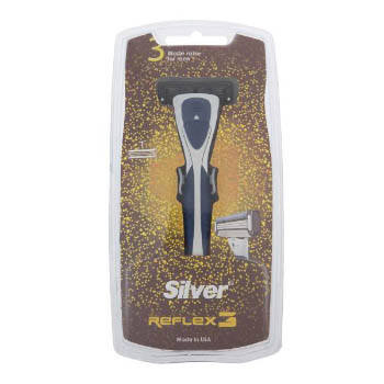 تیغ سیستم 3 لبه رفلکس 3 (دسته + 1 یدک) سیلور