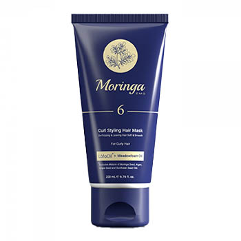 ماسک موی حالت دهنده فر شماره 6 مناسب موهای فر 200ml مورینگا