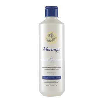 شامپو مغذی و انرژی بخش شماره 2 مناسب موهای معمولی 400ml مورینگا