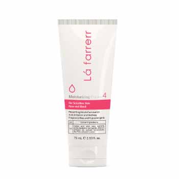 کرم آبرسان صورت و دست شماره 4 مخصوص پوست های حساس 75ml لافارر
