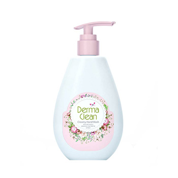 مایع دست شویی کرمی با روغن آرگان و عصاره ابریشم 300 میلی لیتر درماکلین