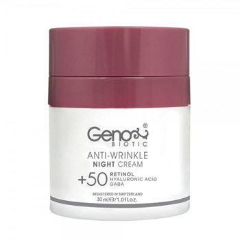 کرم ضد چروک شب+50 30ml ژنوبایوتیک