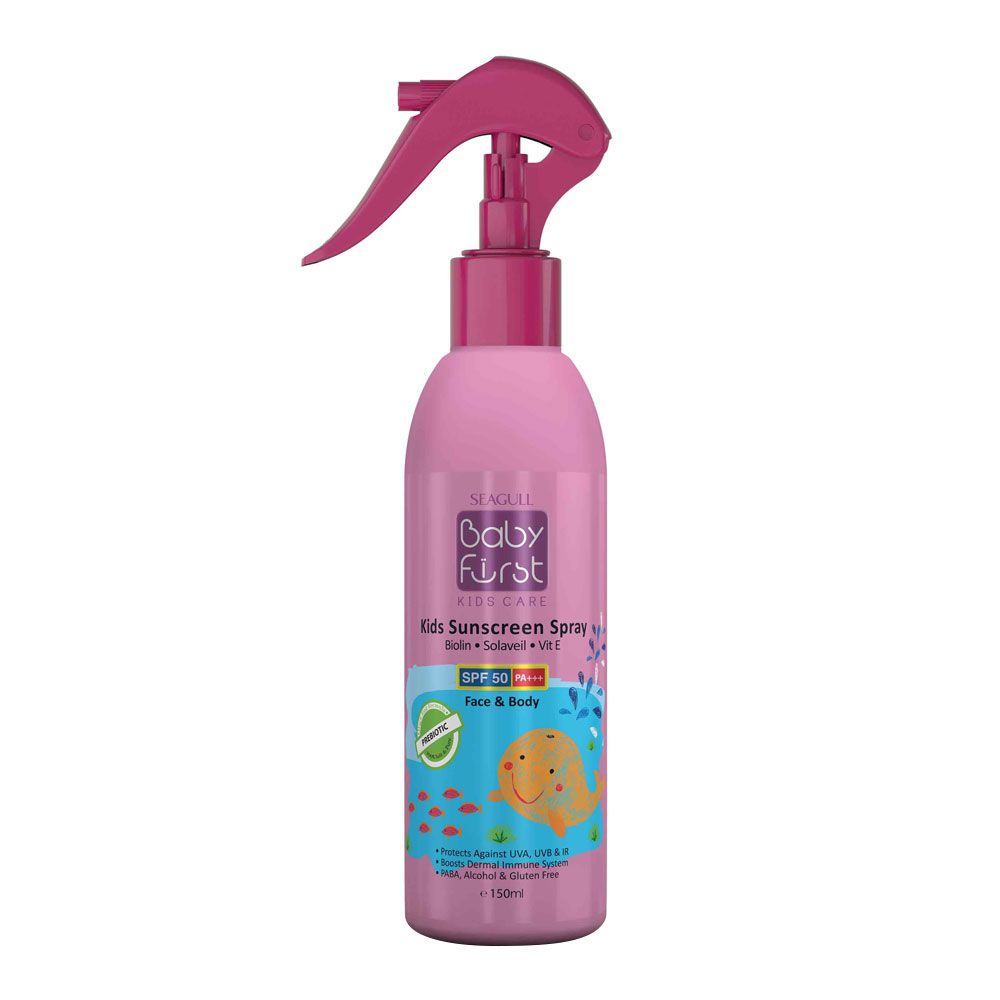 اسپری ضد آفتاب SPF 50 کودکان دخترانه بیبی فرست